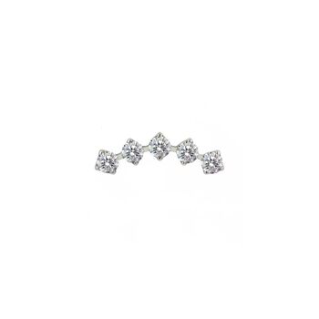 Crystal Curve Helix Piercing In Implant Grade Titanium, 3 of 5