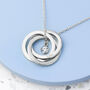 Personalised Russian Ring Crystal Necklace, thumbnail 2 of 10