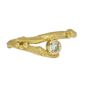 Diamond Organic Twig Engagement Ring, 18ct Gold And Natural Diamond, thumbnail 3 of 8