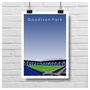 Everton Fc 'Goodison Park' Stadium Art Print Poster, thumbnail 1 of 2