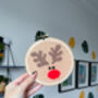 Rudolph The Reindeer Christmas Wall Hanging, thumbnail 4 of 6
