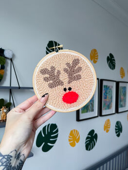 Rudolph The Reindeer Christmas Wall Hanging, 4 of 6