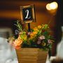 Antique Frame Effect Wedding Table Numbers, thumbnail 2 of 2