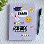 Personalised Graduate Sticker Style Notebook, thumbnail 1 of 2