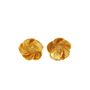 Hawthorn Blossom Earrings In Gold Plated Silver, thumbnail 3 of 4