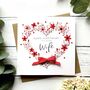 Handmade Anniversary Card For Wife, thumbnail 1 of 3