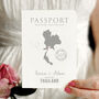 All About Travel Passport Wedding Invitation And RSVP, thumbnail 1 of 7