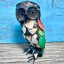Coloured Owl Sculpture Art090, thumbnail 1 of 3