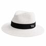 Personalised Summer Fedora Sun Straw Hat, thumbnail 8 of 9
