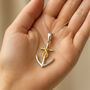 Personalised Sterling Silver Infinity Anchor Necklace, thumbnail 2 of 10