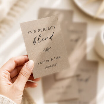 Perfect Blend Eco Friendly Coffee Tea Wedding Favours, 5 of 7