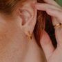 Diba Hoop Earrings, thumbnail 3 of 7