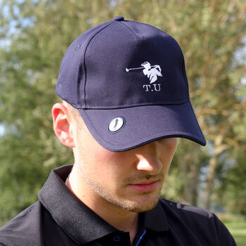 Personalised Golf Swing Cap With Ball Marker For Him, 4 of 8