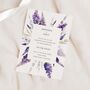 Lavender Frame Wedding Invitations, thumbnail 1 of 4