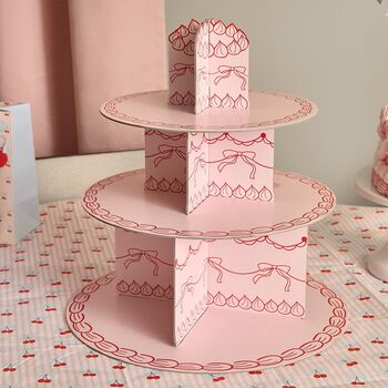 Rococo Cherries Three Tier Cake Stand, 3 of 3