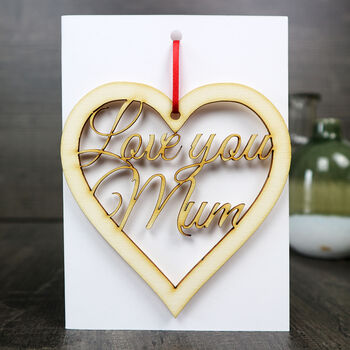 Love You Mum Keepsake And Mothers Day Card, 12 of 12