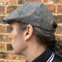 Personalised Secret Valentine's Message Flat Cap, thumbnail 3 of 7