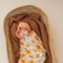 Daisy Bamboo Muslin Swaddle Blanket, thumbnail 2 of 2