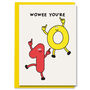 Cute 10th Birthday Card Wowee You're Age 10 Card, thumbnail 1 of 2