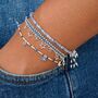 Rania Flower Beaded Friendship Bracelets, thumbnail 6 of 10