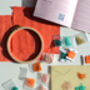 Beaded Embroidery Kit In 'Orange', thumbnail 3 of 10