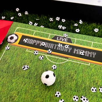 Football Mad Brother Birthday Card, 5 of 7