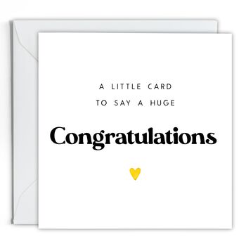 A Little Card To Say Congratulations, 2 of 2