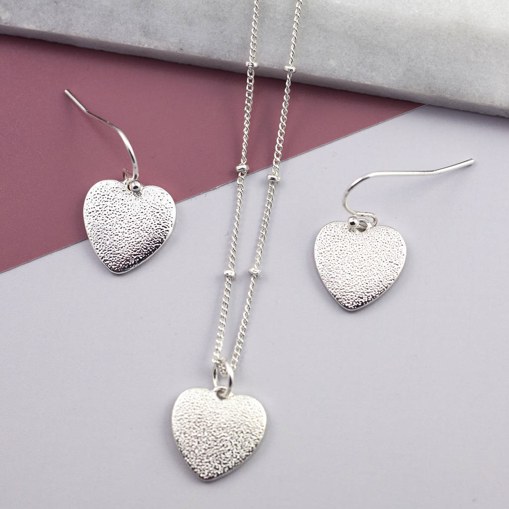 Heart Charm Jewellery Gift Set, 1 of 5