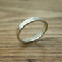 Recycled White Gold Personalised Wedding Band, 3mm Wide, thumbnail 4 of 6