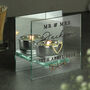 Personalised Wedding Mirrored Tealight Holder, thumbnail 2 of 3