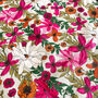Vivid Blooms Floral Luxury Cotton Handmade Apron, thumbnail 8 of 11