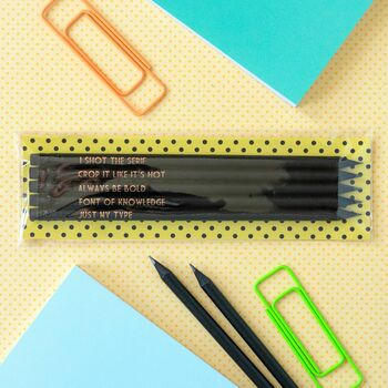 Funny Graphic Designer Pencil Set: Just My Type, 4 of 7