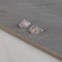 Geometric Odd Shape Metallic Leather Earrings, thumbnail 6 of 8
