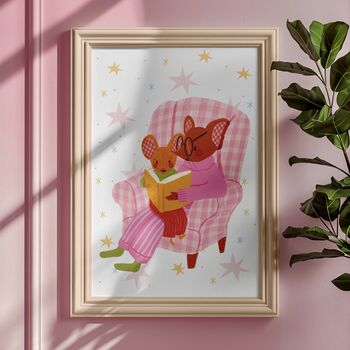 Magical Reading, Childrens Art Print, 5 of 7