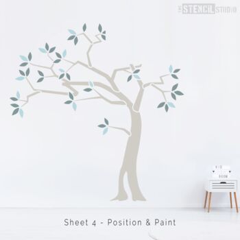 Woodland Tree And Animals Stencil Pack, 12 of 12