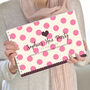 Personalised Polka Dot Hen Party Guest Book, thumbnail 1 of 7