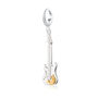 Electric Guitar Charm Necklace, Sterling Silver Or Gold Plated, thumbnail 3 of 10