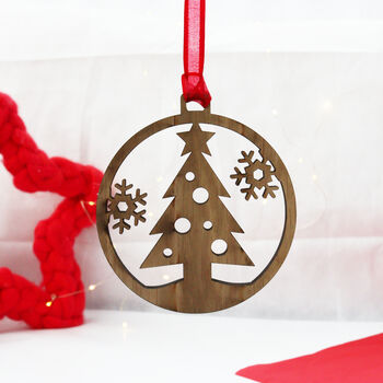 Cut Out Christmas Tree Ornament, 2 of 8