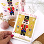 Personalised Nutcracker Christmas Card, thumbnail 1 of 9