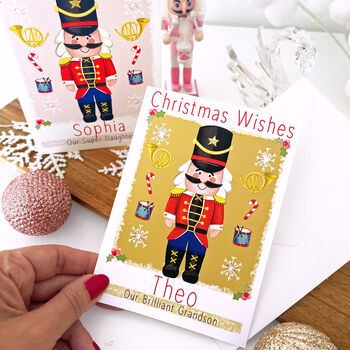 Personalised Nutcracker Christmas Card, 2 of 9