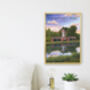 Valentines Park London Travel Poster Art Print, thumbnail 3 of 8