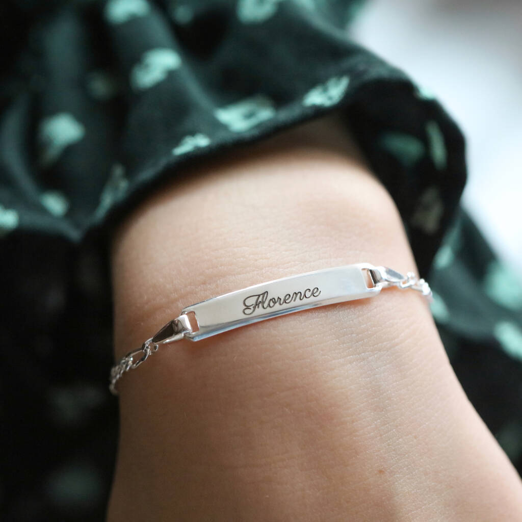 Personalised Silver Bangles For Women | Fast Delivery in the UK.