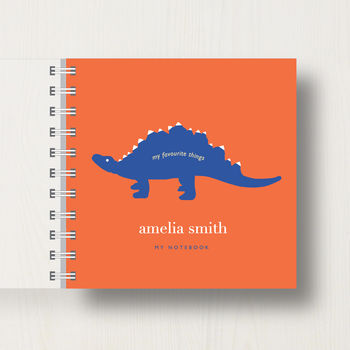 Personalised Kid's Dinosaur Small Note Book, 6 of 9