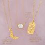 Eternal Mother Of Pearl Necklace In Gold Vermeil, thumbnail 8 of 8