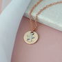 Personalised Name Disc Star Necklace, thumbnail 2 of 6