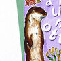 Otter Mum Card Birthday Or Mother's Day Card, thumbnail 2 of 5