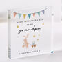 Personalised First Father’s Day Grandpa Plaque Gift, thumbnail 1 of 5