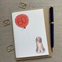 Personalised Bearded Collie Birthday Card, thumbnail 1 of 5
