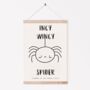 'Incy Wincy Spider' Nursery Rhyme Print, thumbnail 4 of 5