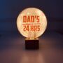 Dad's Emergency Service 24 Hrs Table Lamp And Base, thumbnail 2 of 10